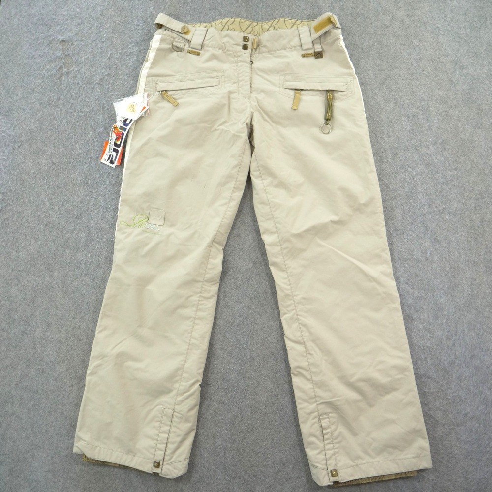 Ride Snowboarding Ski Pants Womens Large Beige Cell Series Snowboard New